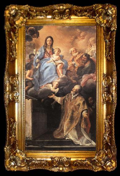framed  Maratta, Carlo TheMadonna Appearing to St.Philip Neri, ta009-2